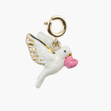 Charm's colombe et cœur