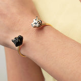 FaceToFace bracelet in black panther and leopard