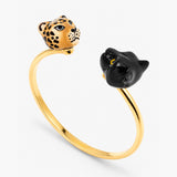 Bracelet FaceToFace panthère noire et léopard