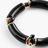 Bracelet perles noires toucan