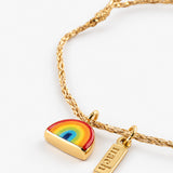 Rainbow bracelet - Lucky you