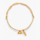 Rainbow bracelet - Lucky you