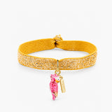 Pink Cockatoo Twistband Bracelet