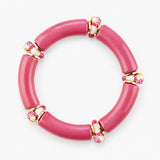 Bracelet perles roses cacatoès
