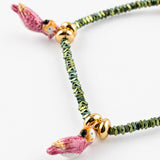 hematite bead and cockatoo bracelet