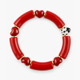 Heart pearl bracelet - Chérie Cherry