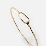 Bracelet jonc torsadé personnalisable - Mix and Match