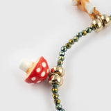 Forest hematite bead bracelet