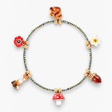 Bracelet forêt et perles d'hématite
