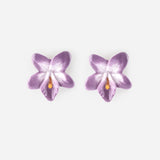 Puces d'oreilles violette