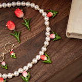 Boucles d’oreilles pendantes Tulipe