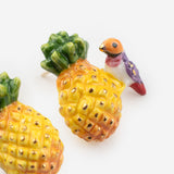 Gouldian diamond pineapple stud earrings