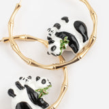 Créoles en bambou pandas