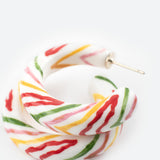 Boucles d’oreilles créoles Crazy Tiger