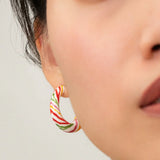 Boucles d’oreilles créoles Crazy Tiger