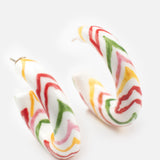 Boucles d’oreilles créoles Crazy Tiger