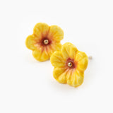 Stud earrings - Mini hibiscus