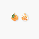 Stud earrings - orange
