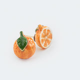 Stud earrings - orange