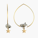 Estrellas y mapaches creole mediano