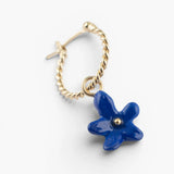Mini créole jasmin bleu - Vendue à l'unité