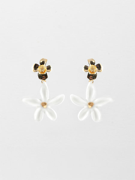 Jasmine porcelain earrings. – NACH BIJOUX