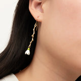 Boucles d'oreilles perce-neige - Etincelle