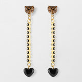 Rhinestone earrings - First love