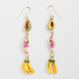 Cockatoo &amp; Fruit Earrings