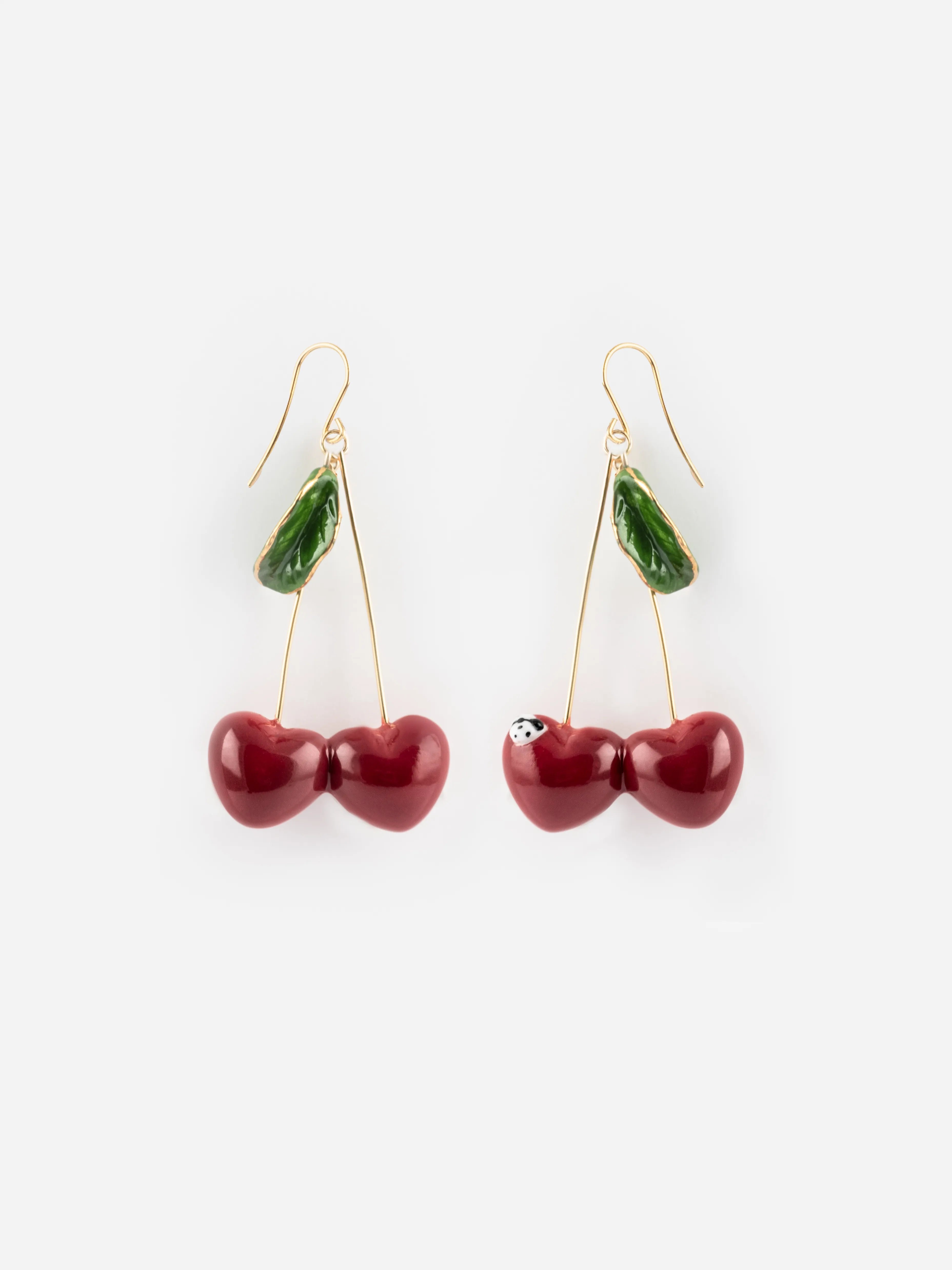 Cherry dangle earrings - Chérie Cherry 