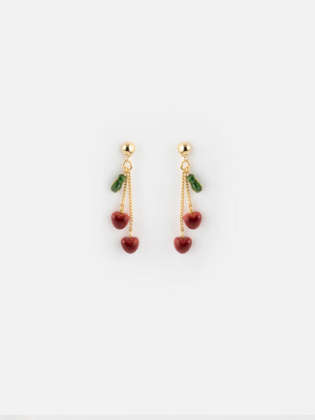 Nach(ナッシュ) Creoles cerises - Cherie Cherry ピアス Cherie Cherry Lookbook – NACH BIJOUX