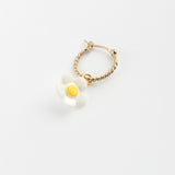 Mini créole fleur blanche