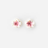 Hibiscus earrings