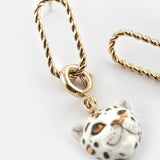 Boucles d'oreilles rectangulaires torsadées personnalisable - Mix and Match
