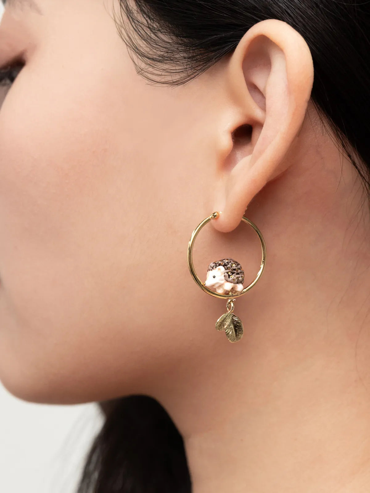 Créoles rondes hérisson