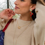 Owl in flight necklace