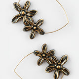 Grandes créoles fleurs d'Erine