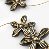 Grandes créoles fleurs d'Erine