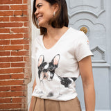 T-shirt Victor - bouledogue