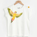 T-shirt Tomy - perruche jaune