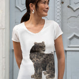 T-shirt Victor - Panthère noire assise
