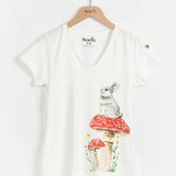 Camiseta Victor - Conejo y setas