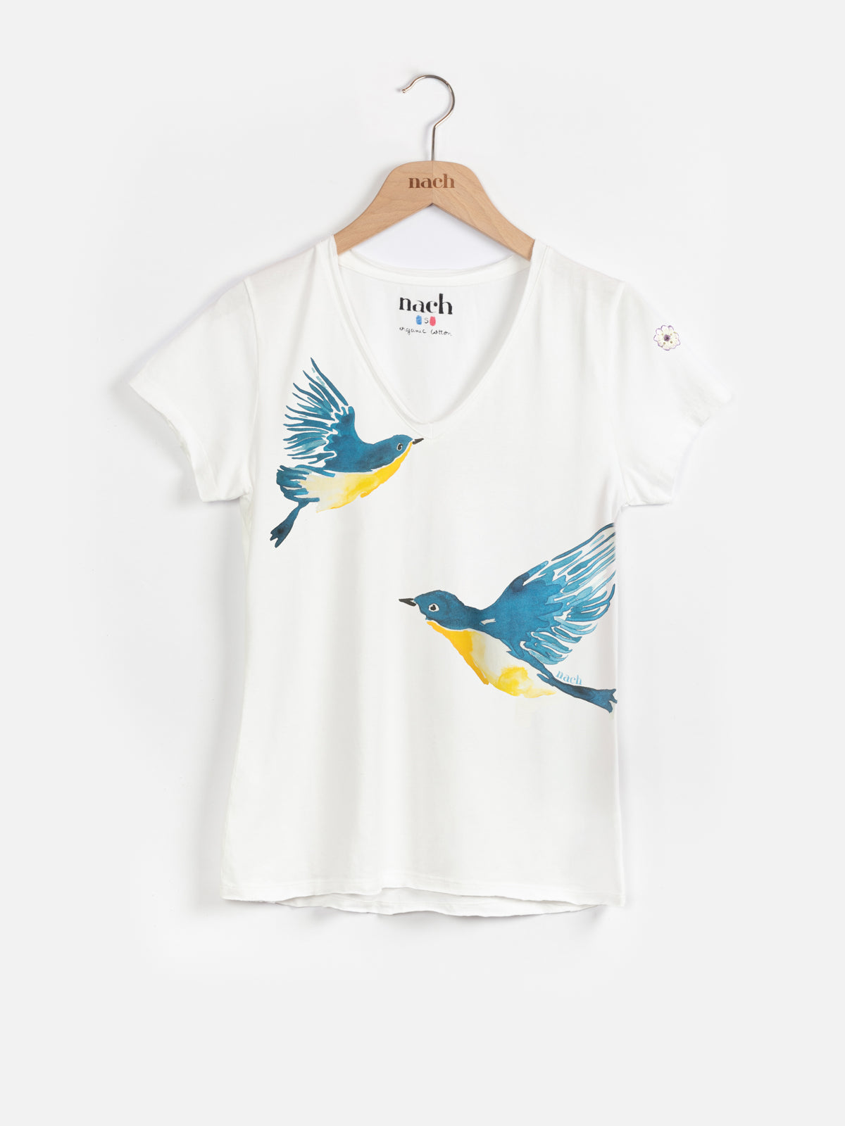 T-shirt Victor - Oiseaux Paruline Amoureux