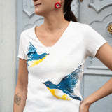 T-shirt Victor - Oiseaux Paruline Amoureux