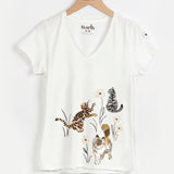 Victor T-shirt - Cats in the Grass