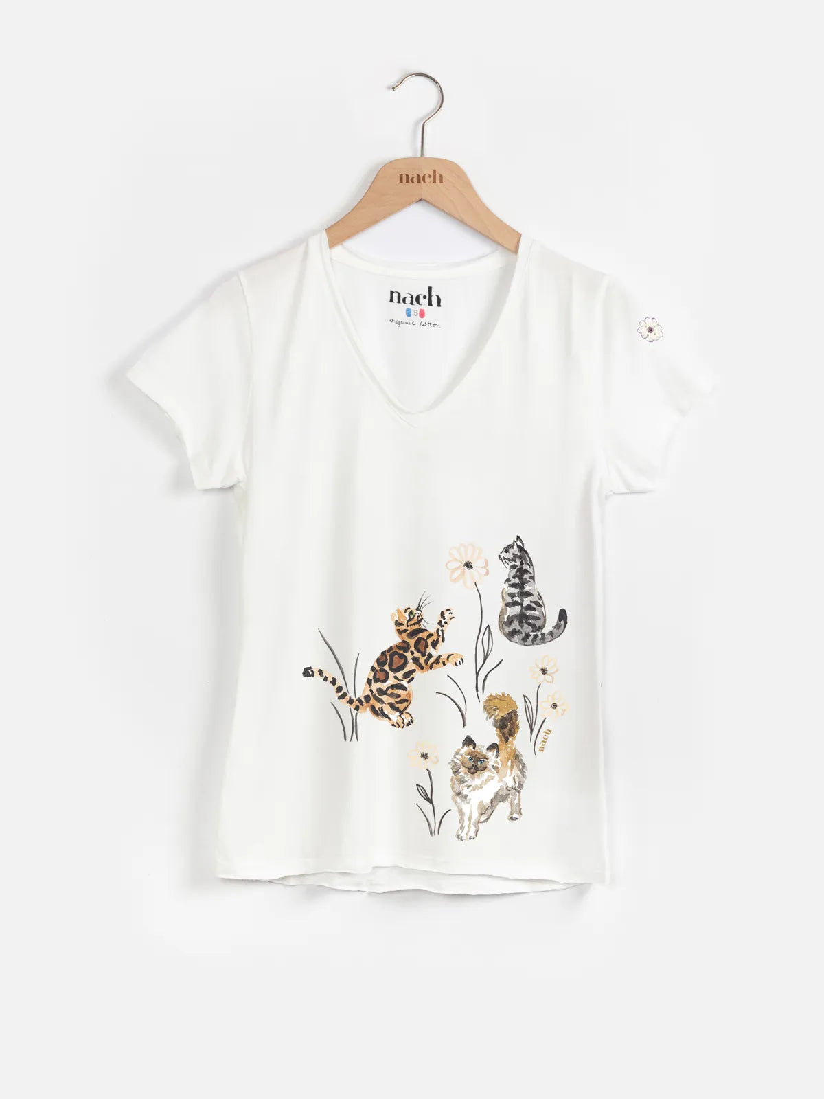 T-shirt Victor - Chats dans l'herbe