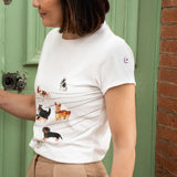 T-shirt Olga - Promenade de chiens