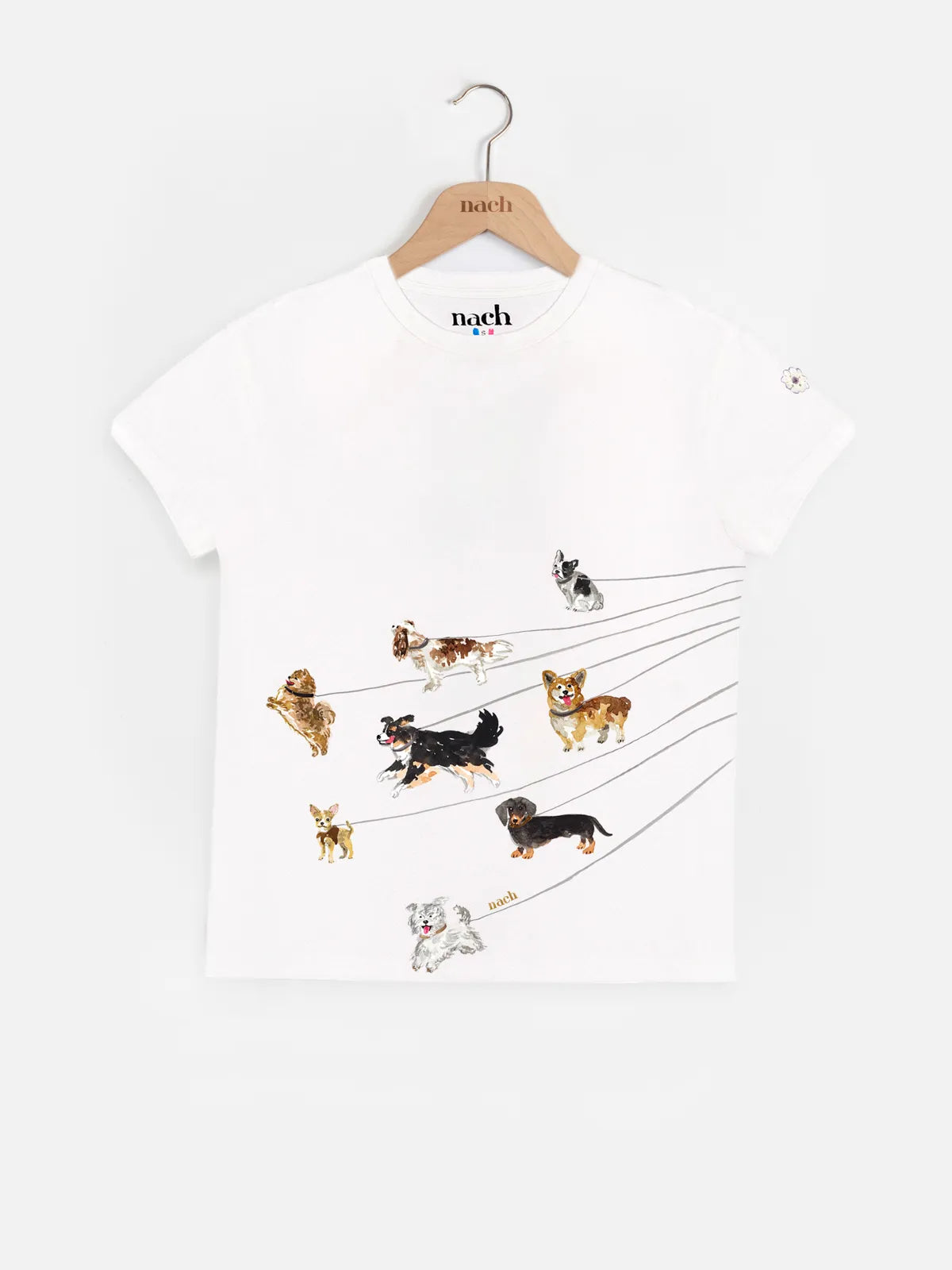 T-shirt Olga - Promenade de chiens