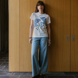 T-shirt Olga - Zèbres bleus