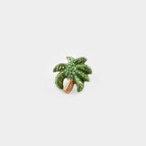 Palm tree pin